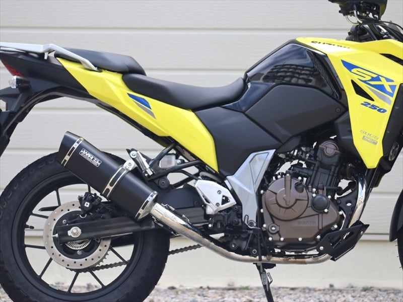 ダブルアールズ フルEX SS-OVAL F-BLACKチタンタイプ Vストローム250SX