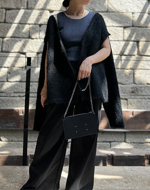 PERVERZE / Wide Slit Cardigan / 0125030507 – satoseni online store