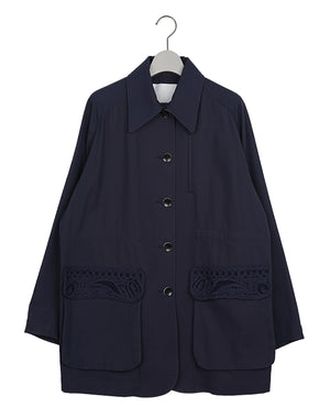 Mame Kurogouchi マメ クロゴウチ｜Cording Embroidery Detailed