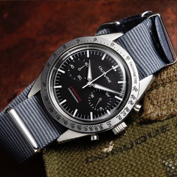 OUTLINE】2レジスタークロノ シリーズII YK20241-2MBBK ブラック