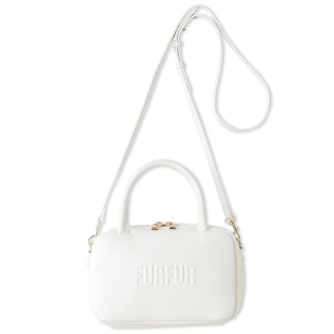 スクエアボストンバッグ(F WHT)｜ FURFUR｜渋谷PARCO | ONLINE PARCO