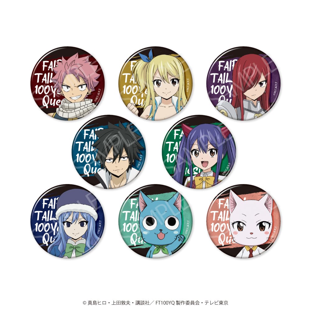 フェアリーテイル 100年クエスト | ランダム缶バッジ (全8種) | 単品