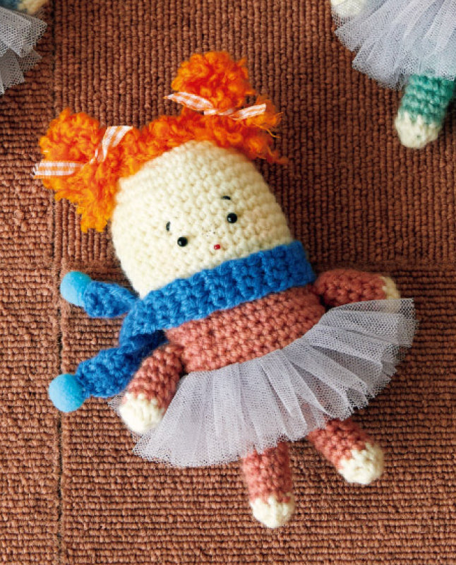 編み物 |おしゃれGIRLSあみぐるみ（DLknit-0053） | 編み図