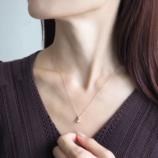 K18YGブラックダイヤモンド/ダイヤモンドネックレス | ポンテヴェキオ