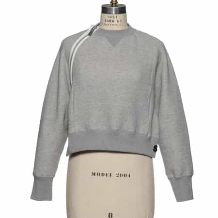 SACAI＜サカイ＞ジップアップ スウェットプルオーバー（2244789
