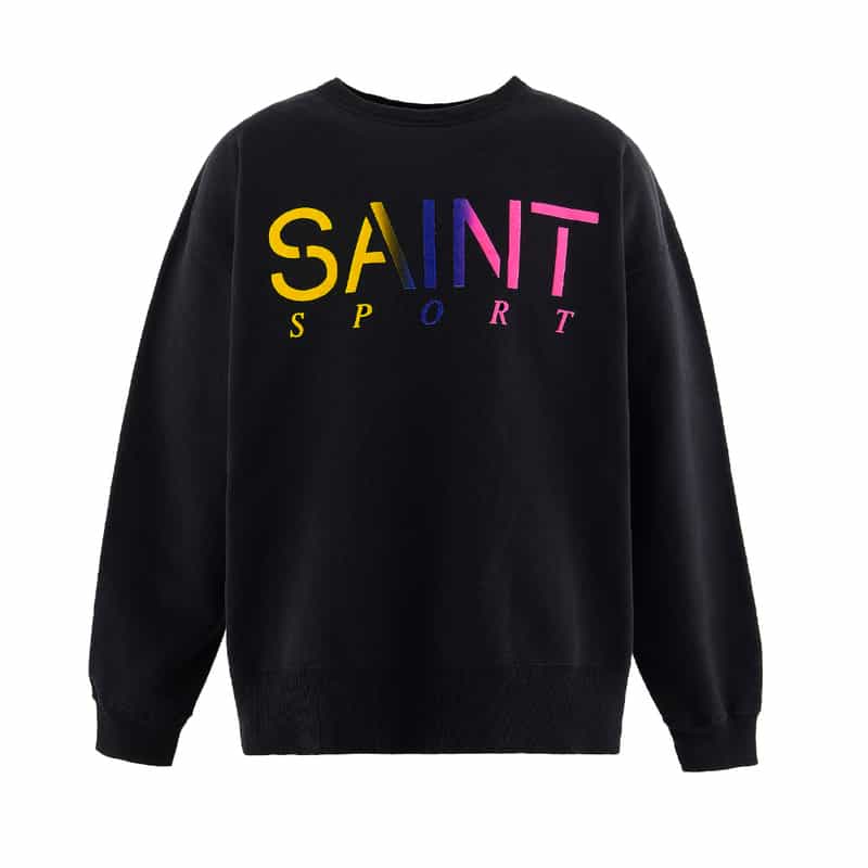 SAINT MXXXXXX＜セント マイケル＞ プリントロゴ入りスウェットプル