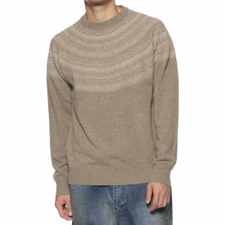 カシミヤ ノルディック柄ニットプルオーバー（2255565）｜BARNEYS NEW
