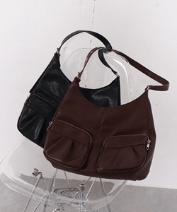 ポケットワンショルダーバッグ(F BROWN): バッグ｜PMbox P&M OFFICIAL