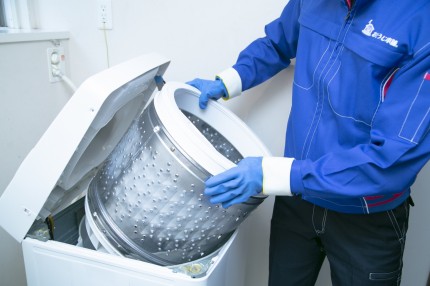 縦型洗濯機クリーニング完全分解洗浄（縦型）|おそうじ本舗徳島西須賀店