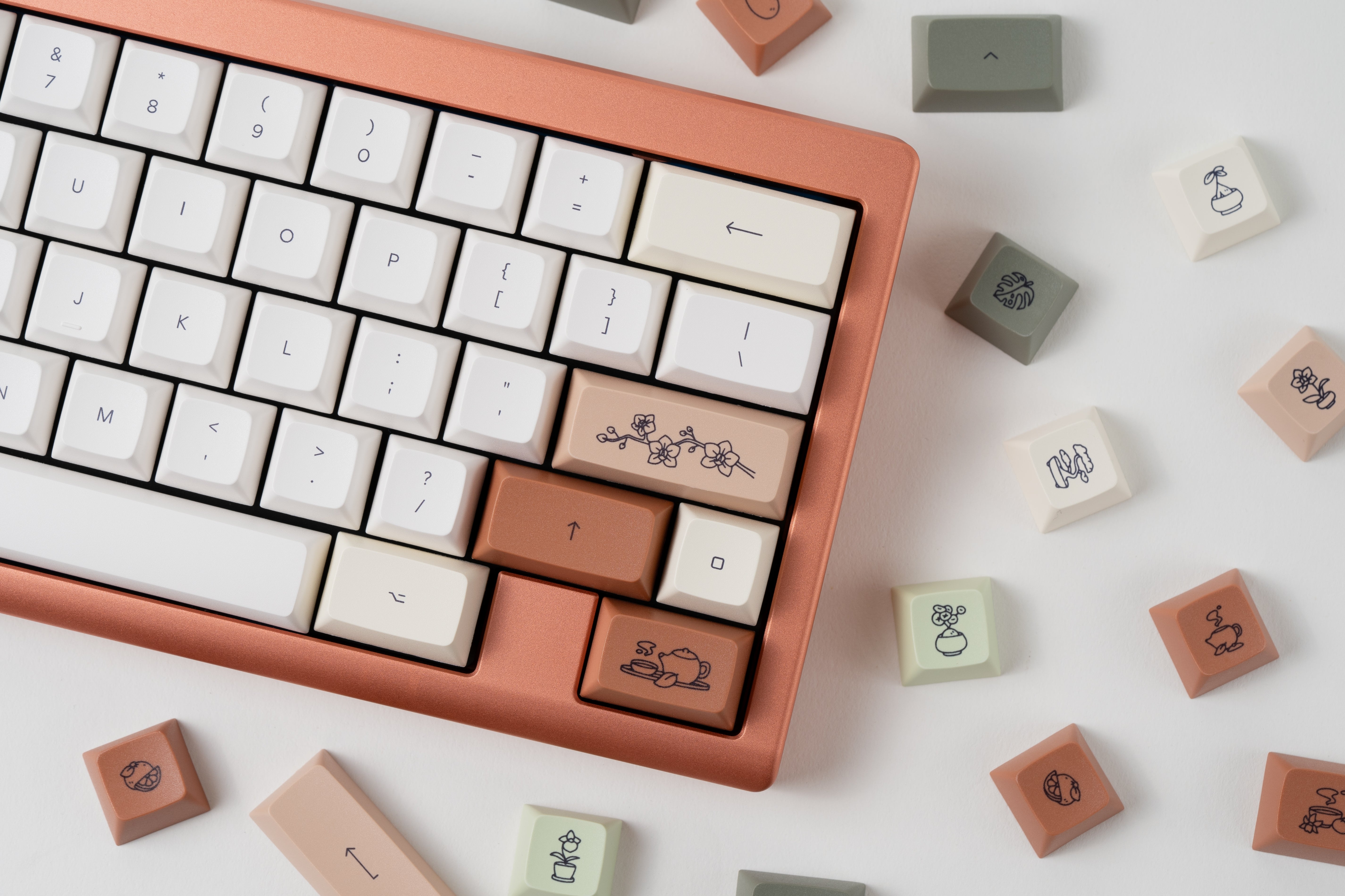zen marshmallow keycaps – osume