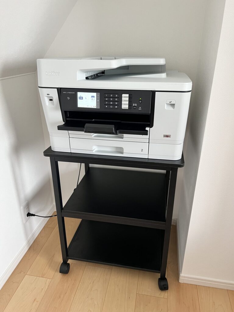 中学受験用A3プリンターとプリンター台 | ブラザーMFC-J7300CDW