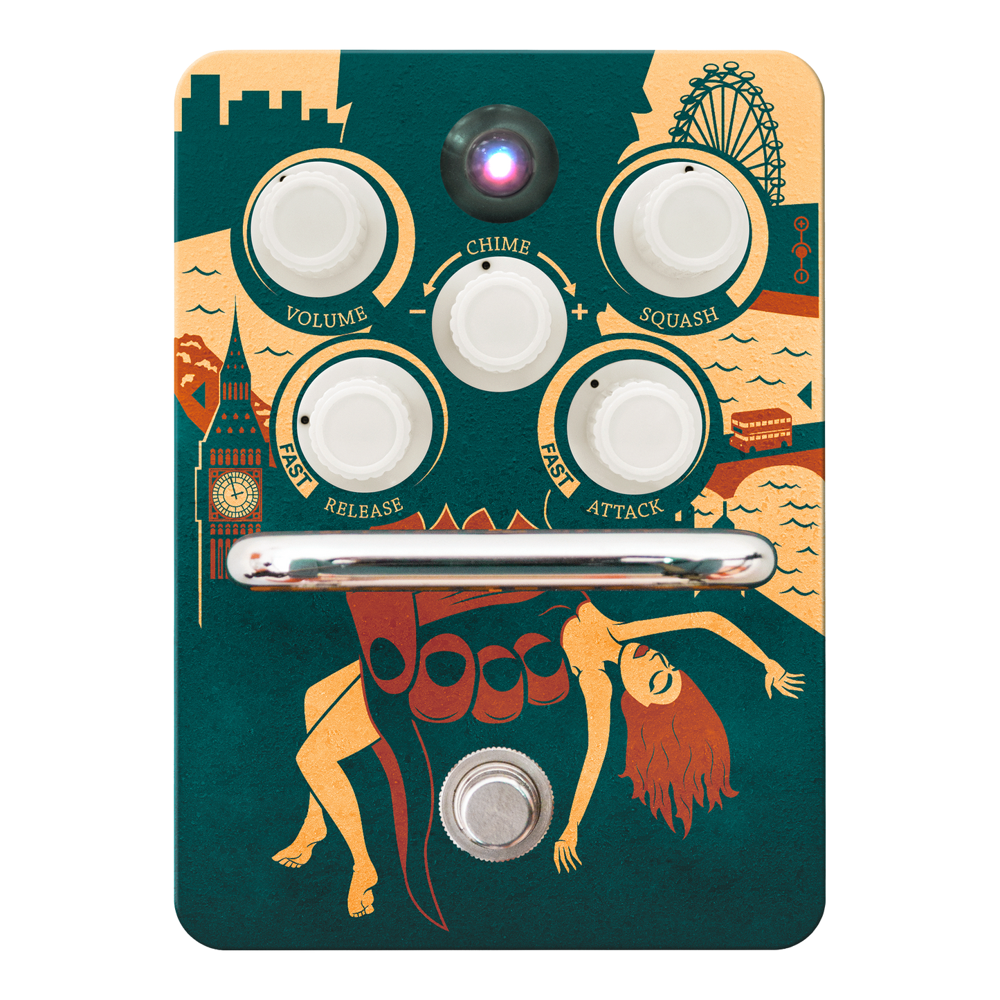 Kongpressor Compressor Pedal | Orange Amps – Orange Music