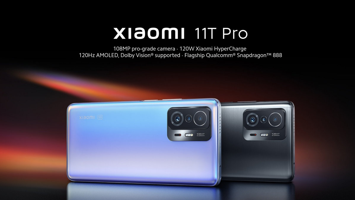 Xiaomi 11T Pro：Snapdragon 888、108MPカメラ、120Hz対応AMOLEDに120W