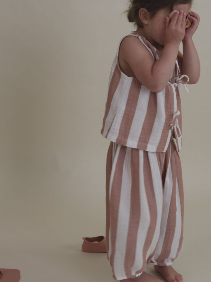 Sienna Stripes Resort Pants | Organic Zoo
