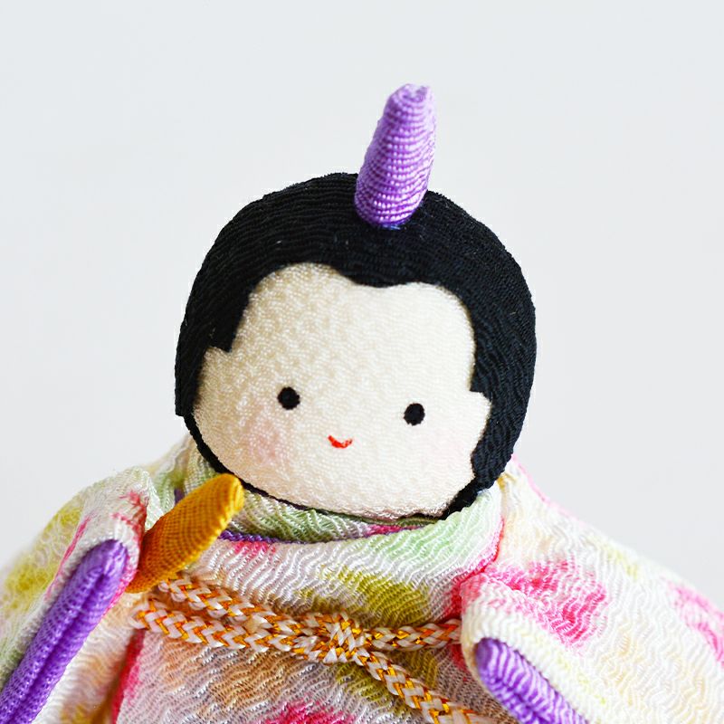 ぽてりひな2人（麻の葉）桜几帳付｜和食器通販｜織部 Online Store【公式】