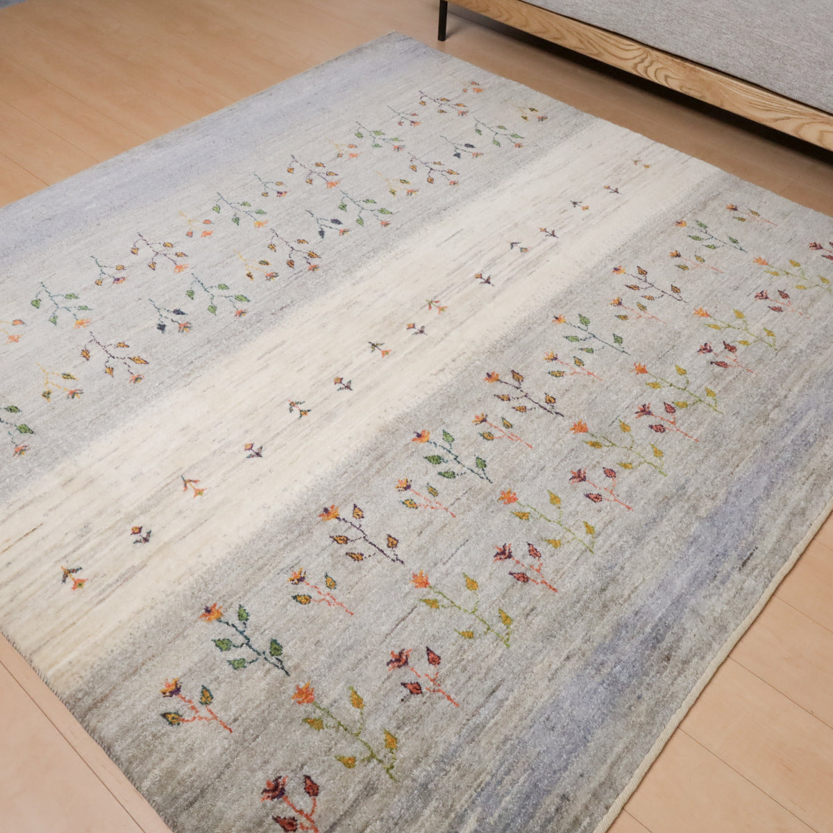 プレミアムギャッベ,アマレ,ラグ,188×199cm,手織り,ウール,ペルシャ