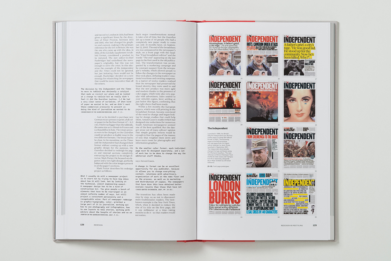 Designing News by Francesco Franchi - Fonts In Use
