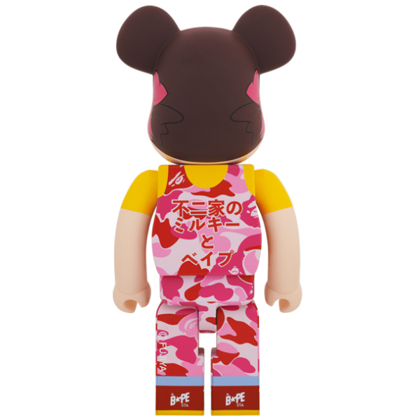 BE@RBRICK Peko-chan x BAPE (R) 1000% (Green/Pink/Blue) Original
