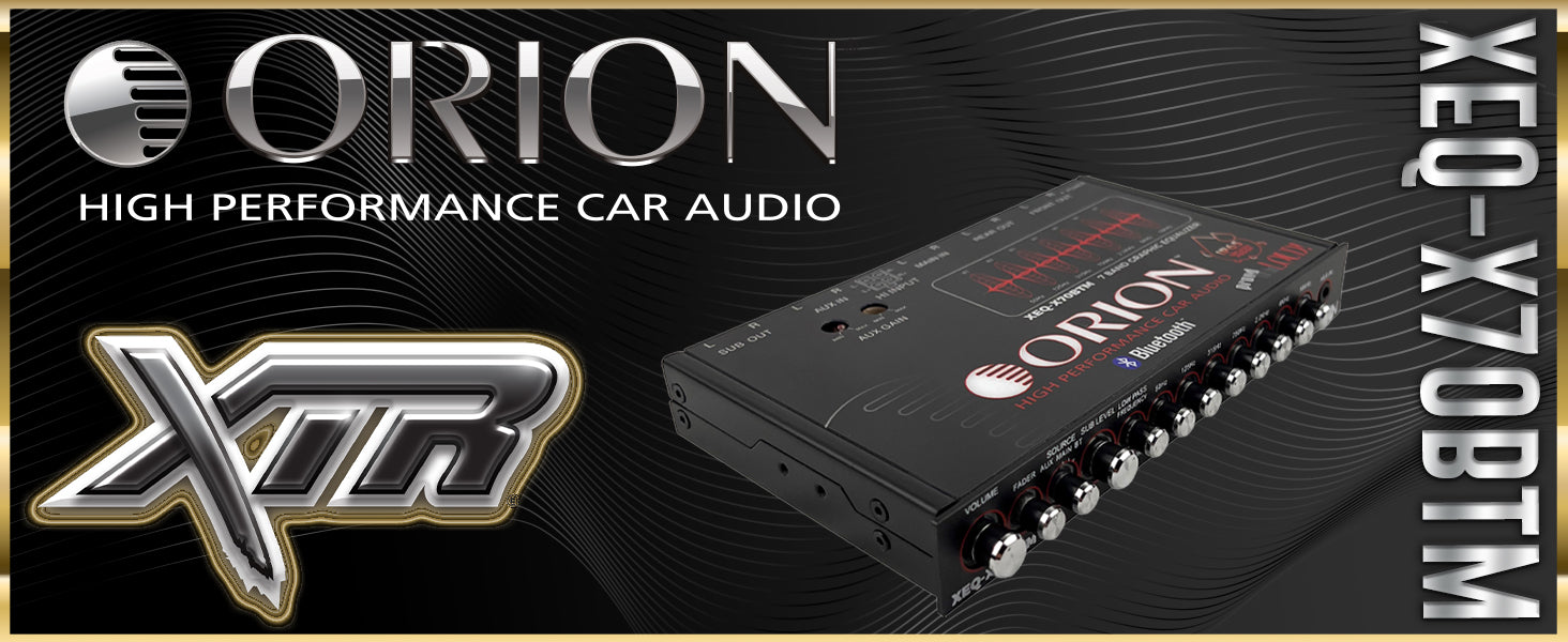 XEQ-X70BTM - 7-BAND GRAPHIC EQUALIZER