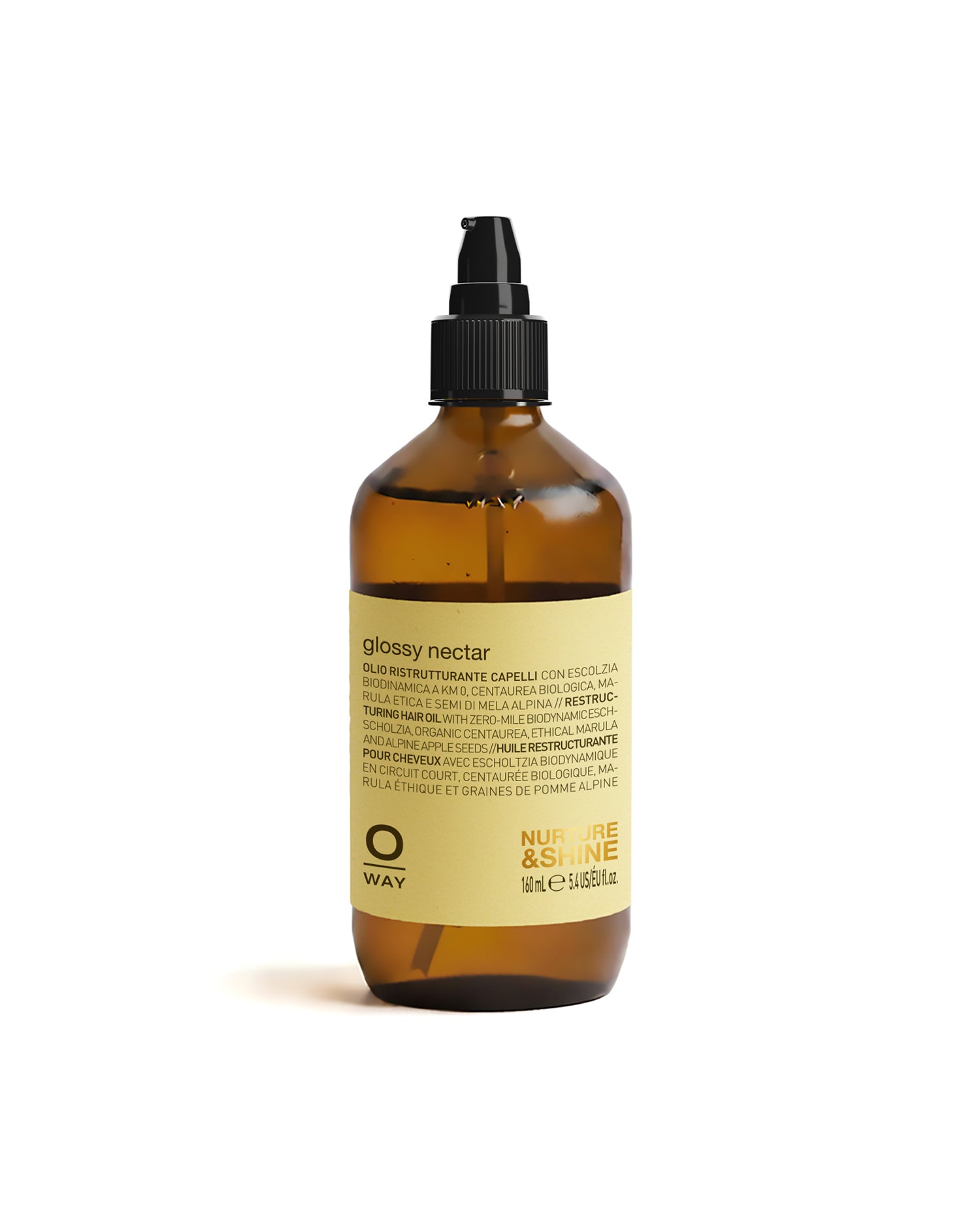 Glossy Nectar – Weightless Finishing Oil for Shine & Heat