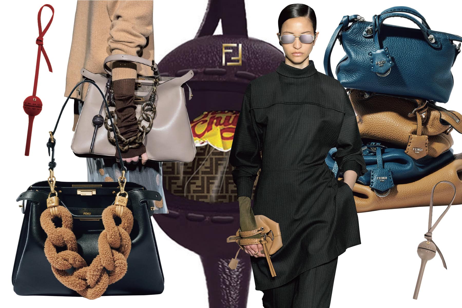 フェンディの旬バッグ5選】ステッチが超可愛い！「ピーカブー」畳める