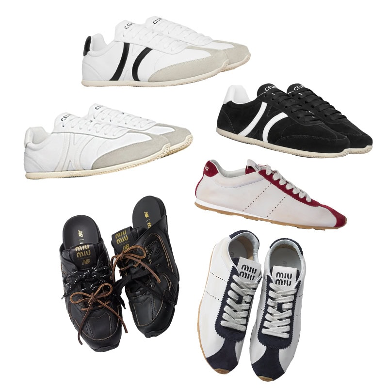 ミュウミュウとニューバランスのコラボも。セットアップにも似合う争奪