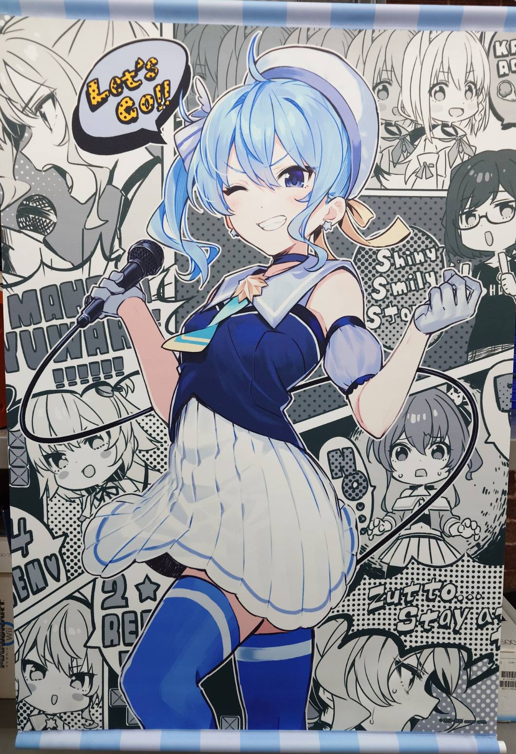 ホロライブ 星街すいせい 50万人記念 手島nari先生イラスト B2