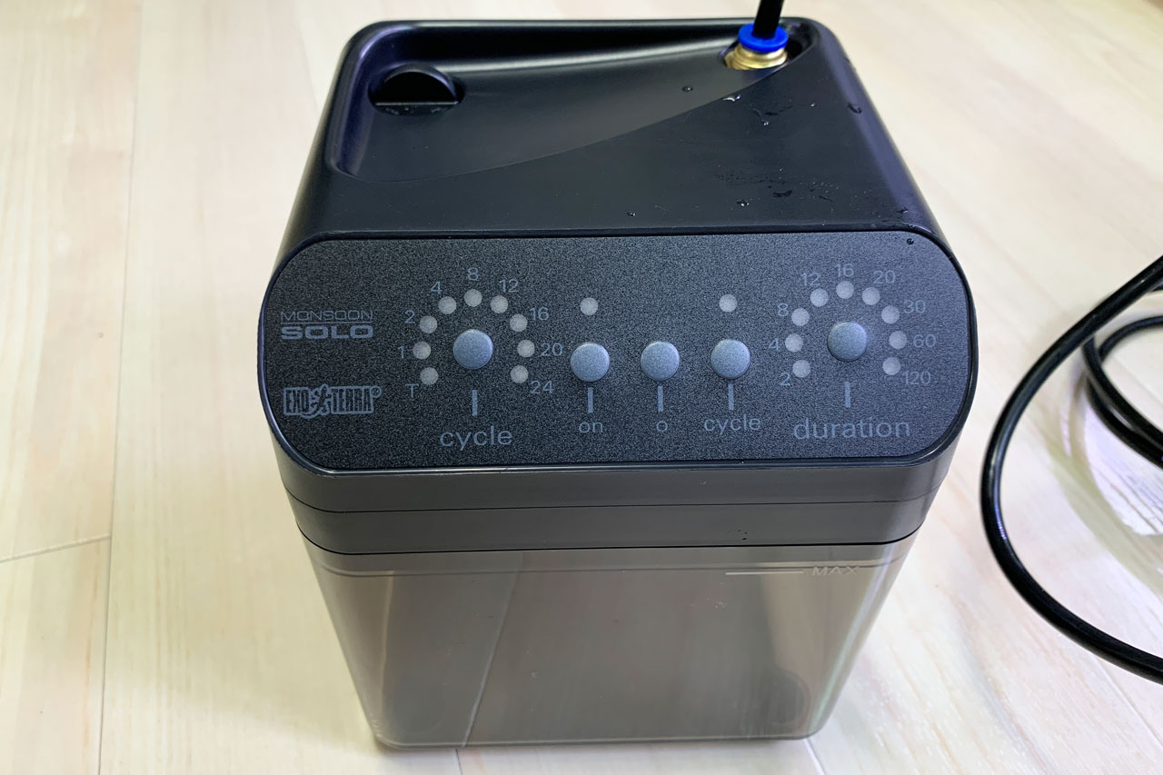 自動散水機「モンスーンソロ」、実使用レビュー – おたま商会