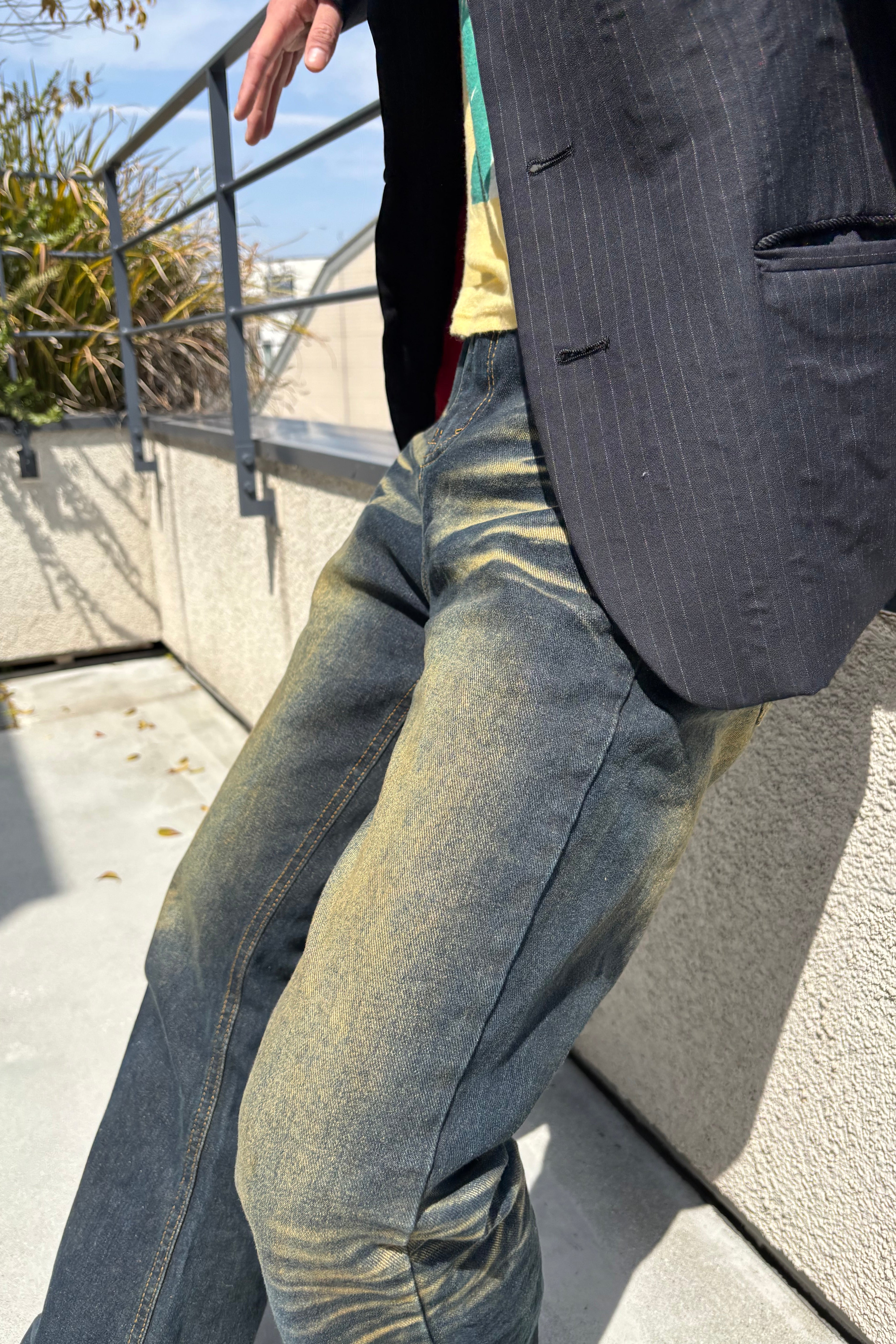 モダンウォッシュフレアデニム Ot4714 | 韓国ファッションメンズ通販