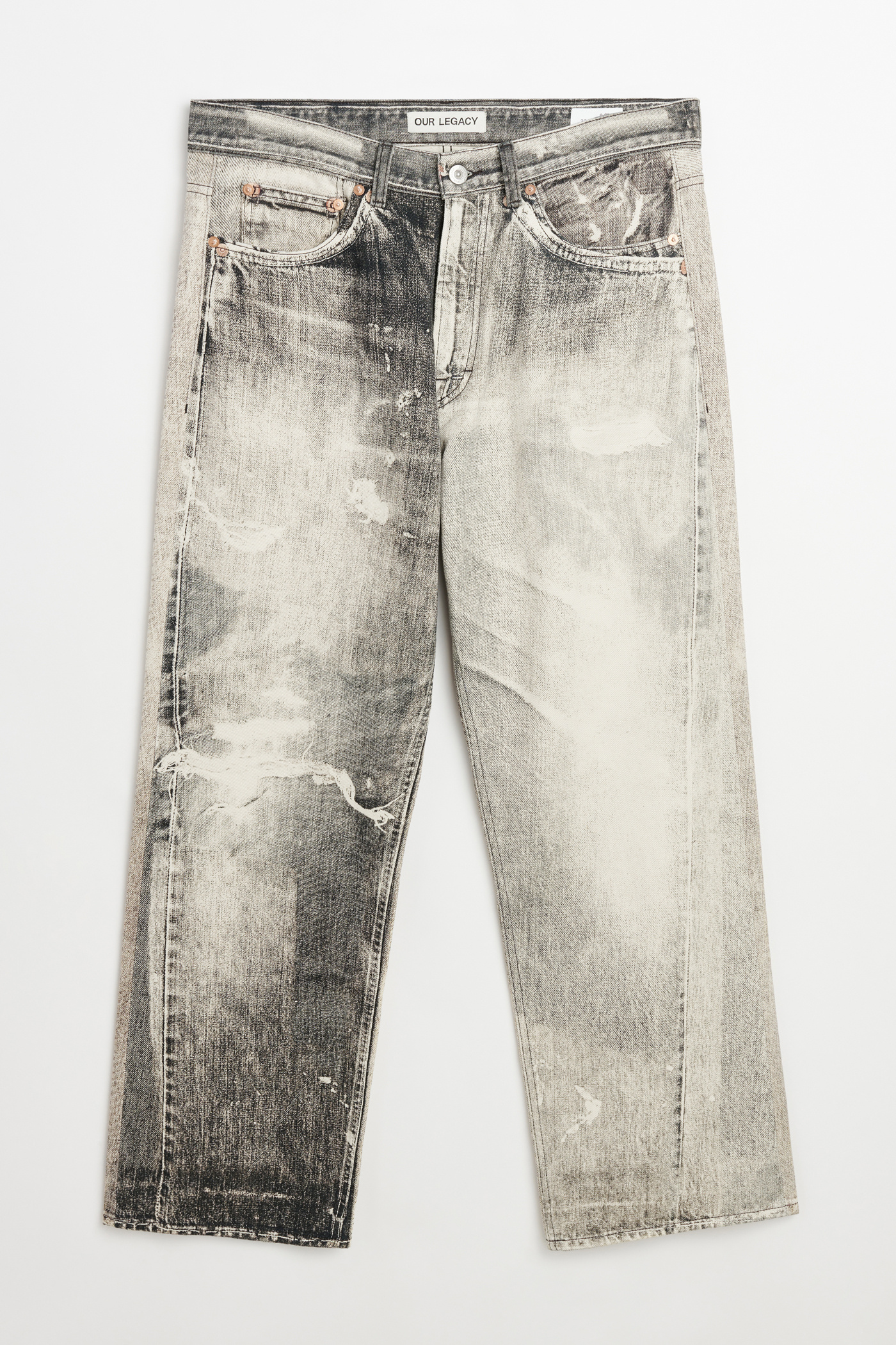 Our Legacy - Third Cut Jeans Digital Print Ink Black