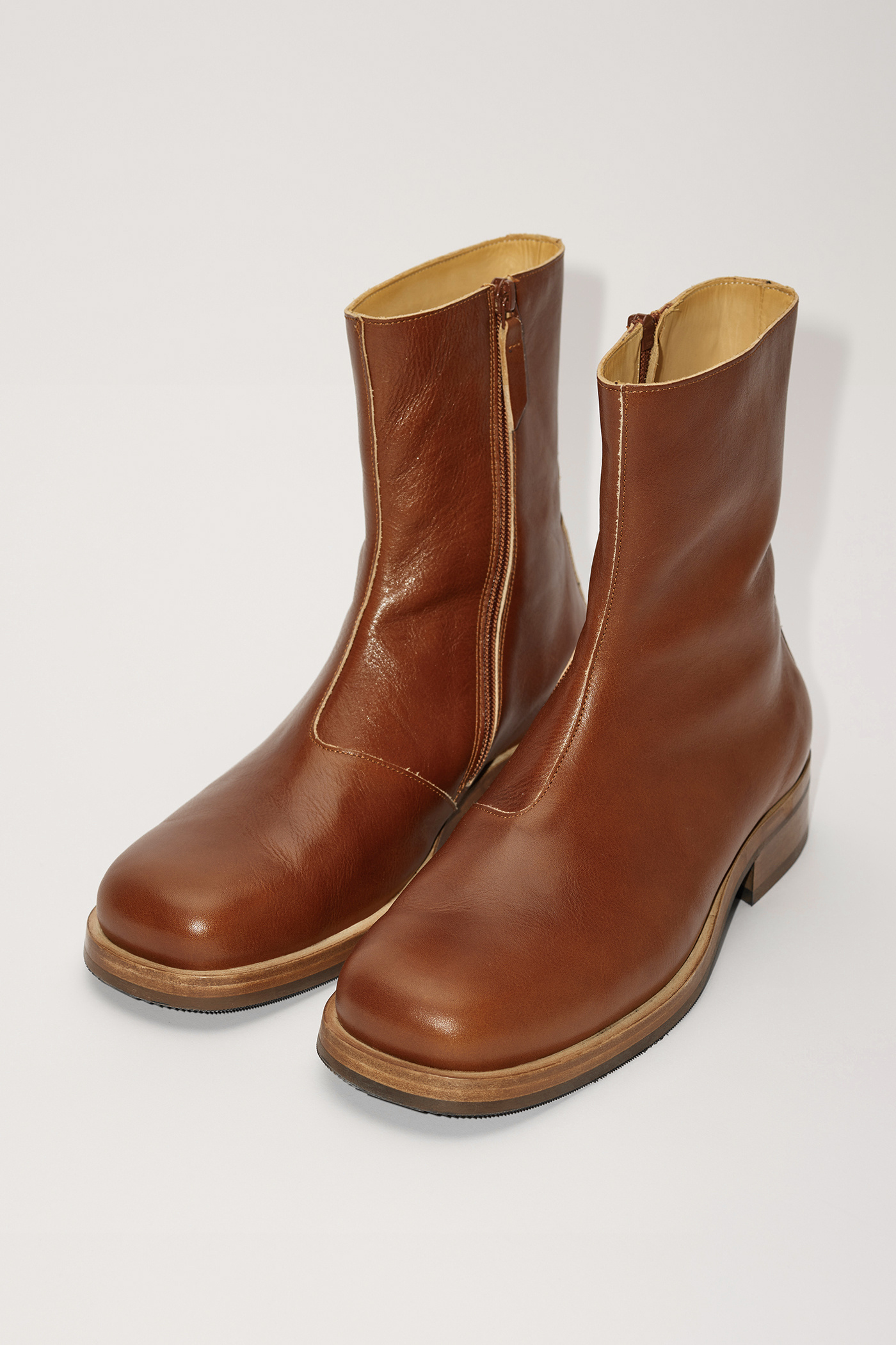 Our Legacy - Camion Boot Cognac Brown Leather