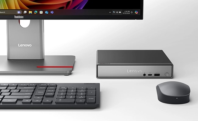 ThinkCentre neo 50q Tiny Snapdragon | 次世代 AI 搭載のビジネス向け