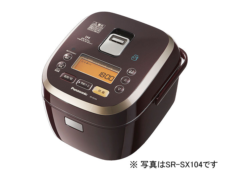 概要 スチームIHジャー炊飯器 SR-SX184 | 炊飯器 | Panasonic