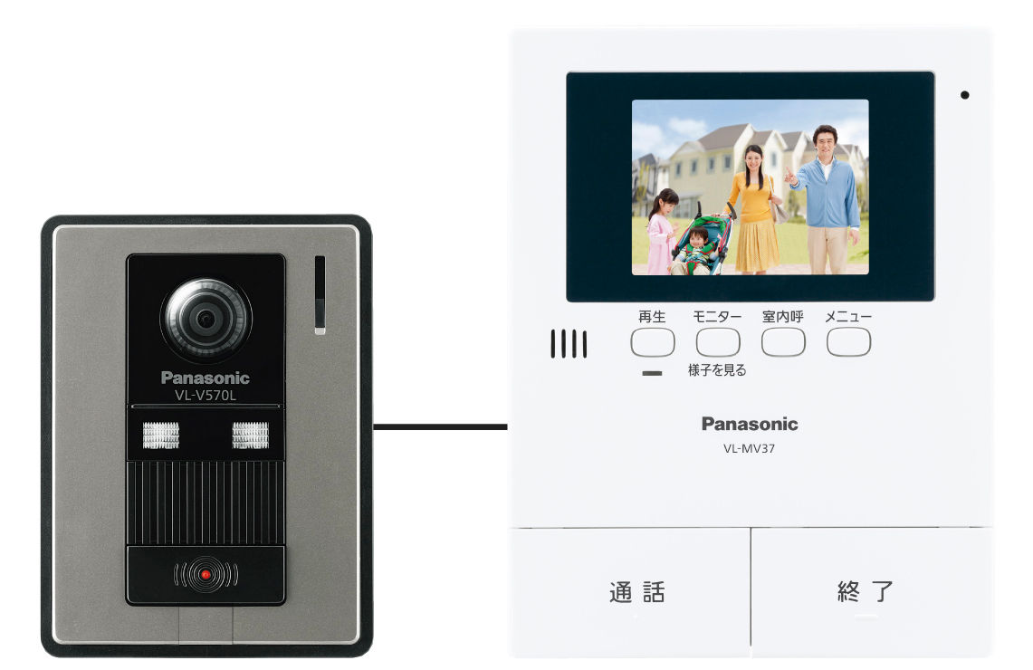 概要 テレビドアホン VL-SV37KL | インターホン・テレビドアホン