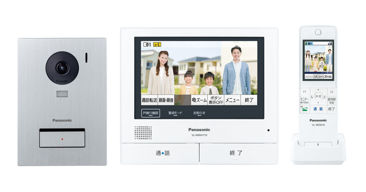 概要 ワイヤレスモニター付テレビドアホン 3-7タイプ（電源コード式