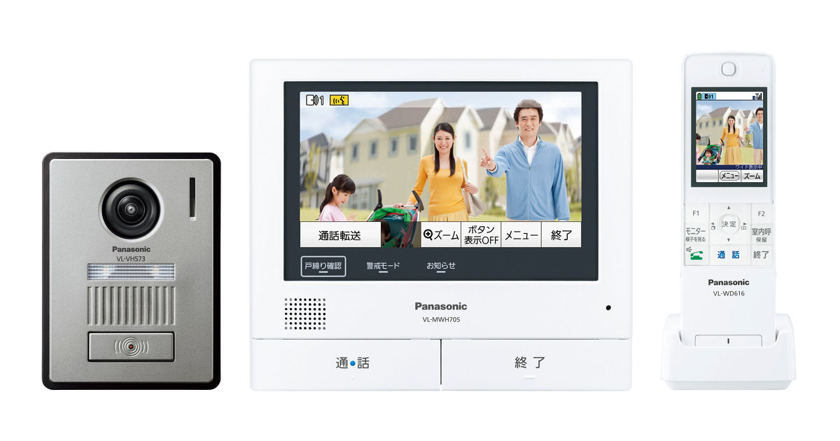 概要 テレビドアホン VL-SWH705KL | インターホン・テレビドアホン