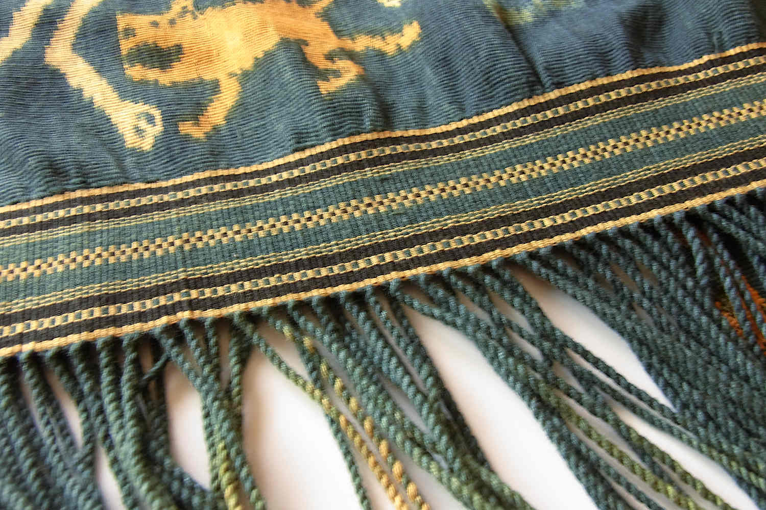 スンバ島イカット（ヒンギー）No.T-ISI-059|ラジャストーリー・鹿狩り