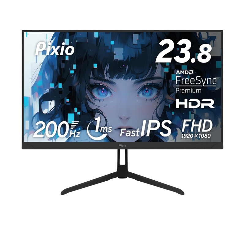 PIXIO】 ゲーミングモニター PX248WAVE