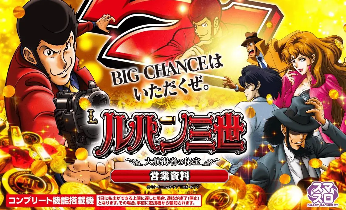 スマスロ Lルパン三世 大航海者の秘宝【平和】│2024年12月2日導入
