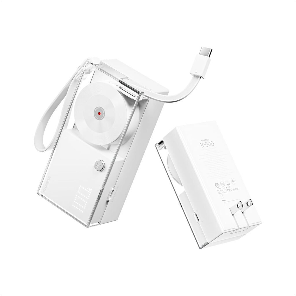 レビュー｜SHARGE 格納式 3in1 コンセント一体型モバイルバッテリー