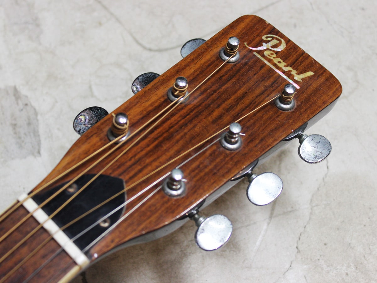 レア！Pearl パールPF-618 ジャパンヴィンテージアコギ ADJサドルレア