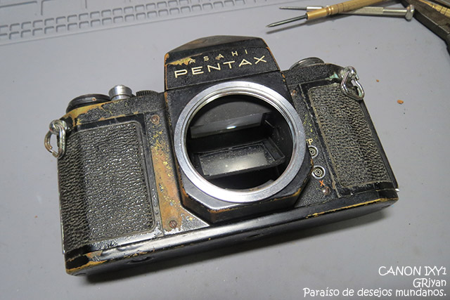 ASAHI PENTAX S2 Super 黒塗りのボロボロのカメラを復活させる