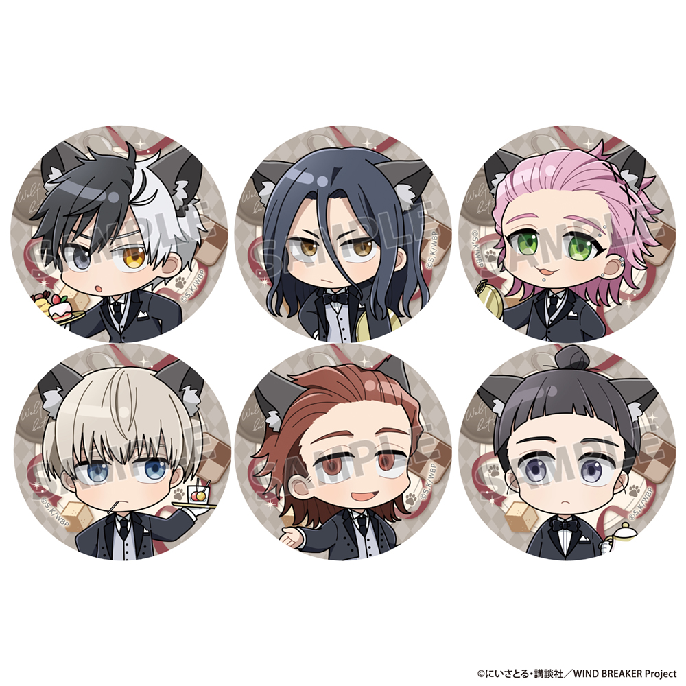 WIND BREAKER]トレーディング缶バッジBOX（オオカミ執事／ver.A）6個