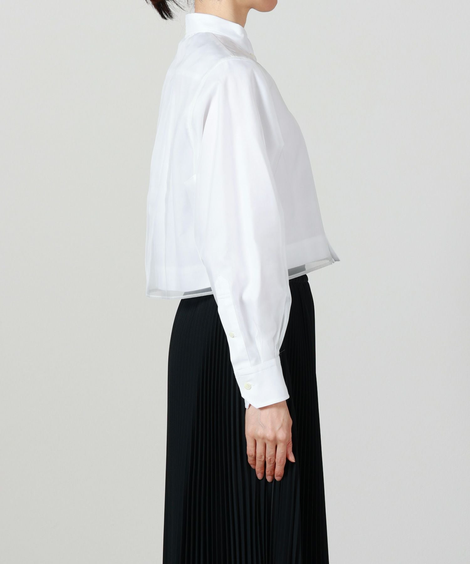 HYKE(ハイク)】 LAYERED OXFORD SHEER SHIRT｜PARIGOT ONLINE（パリゴ