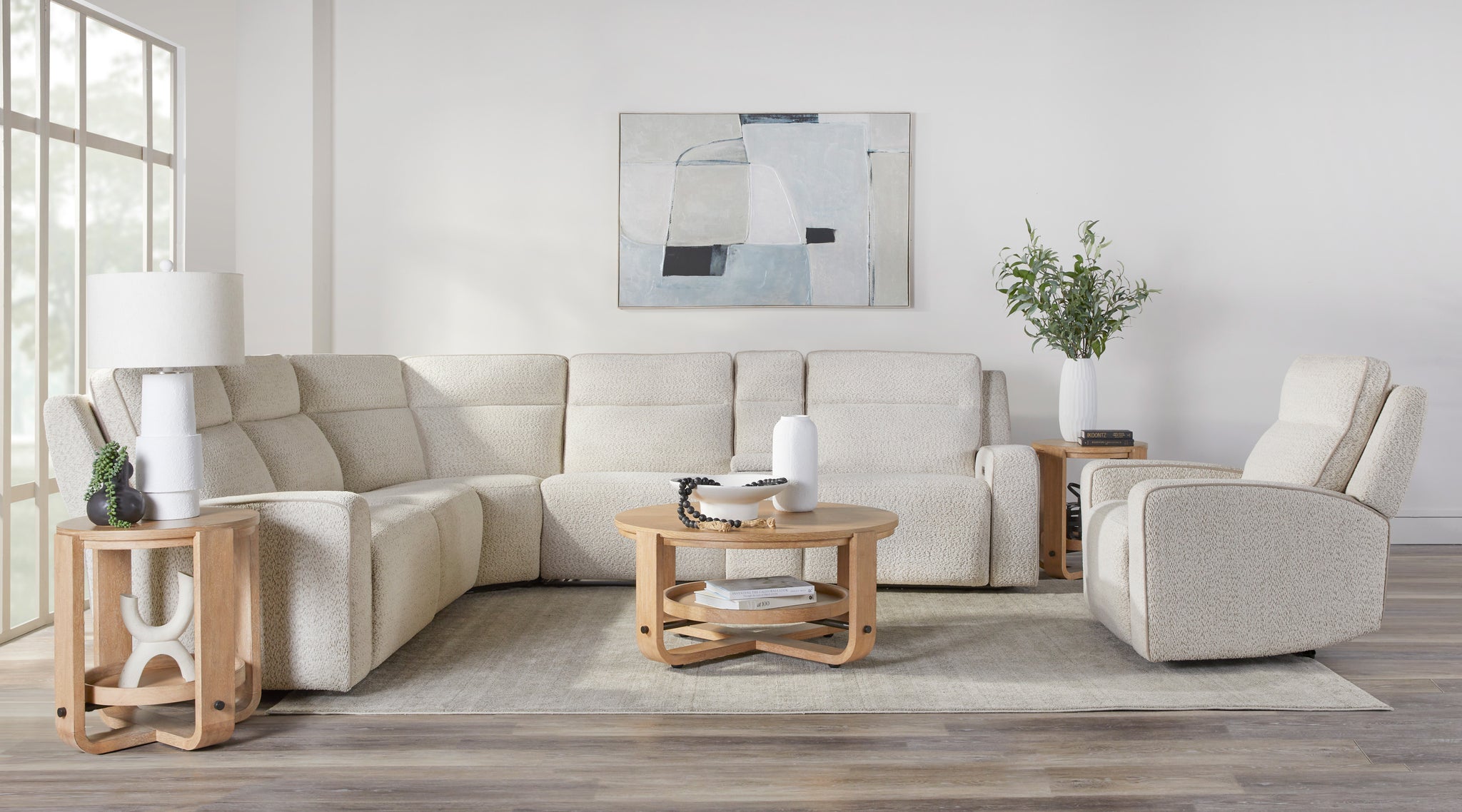 LANCASTER - FLUFFY RIVER ROCK 6pc Zero Gravity Modular Power