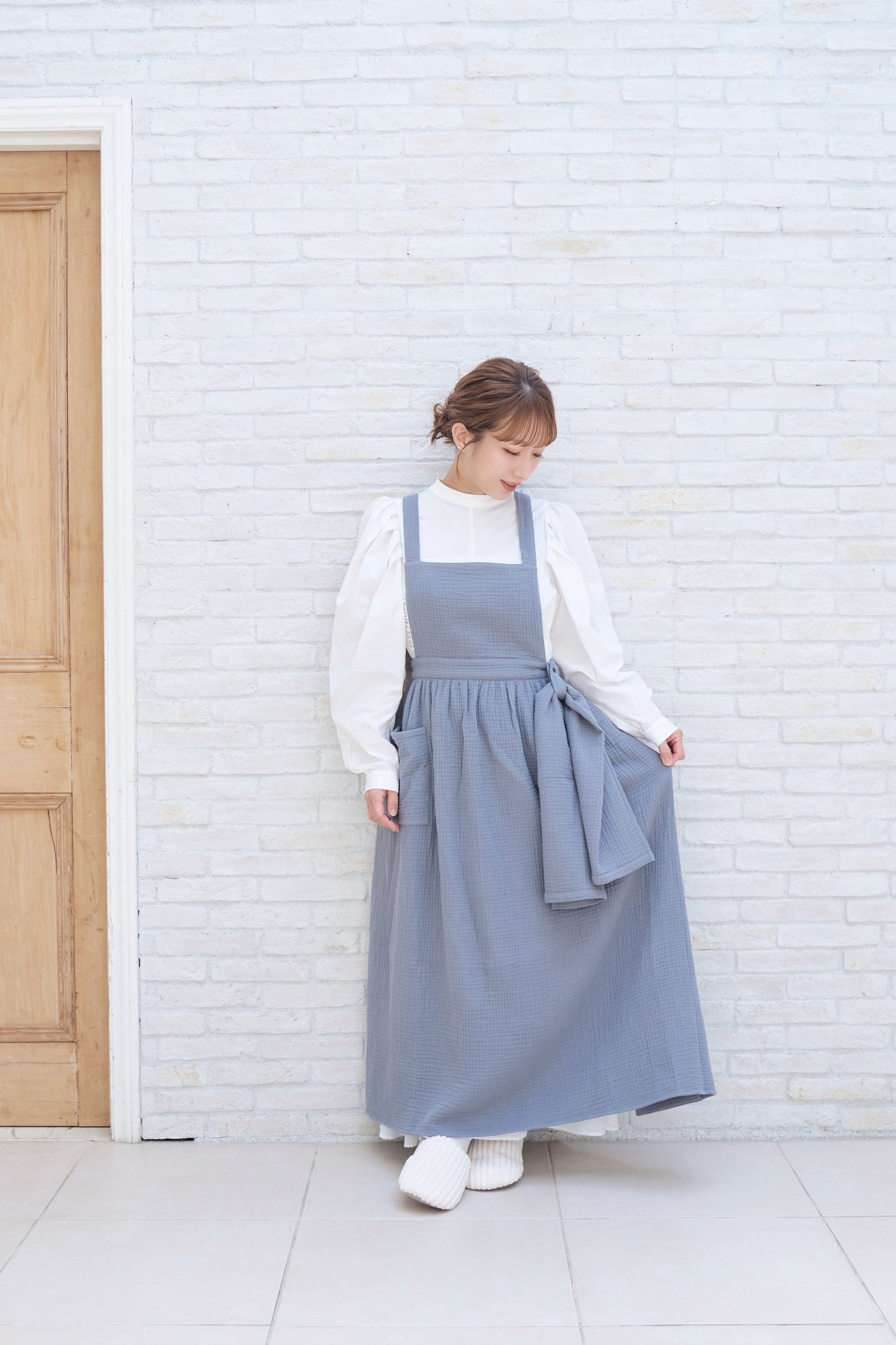 COTTON GAUZE APRON – Parsley