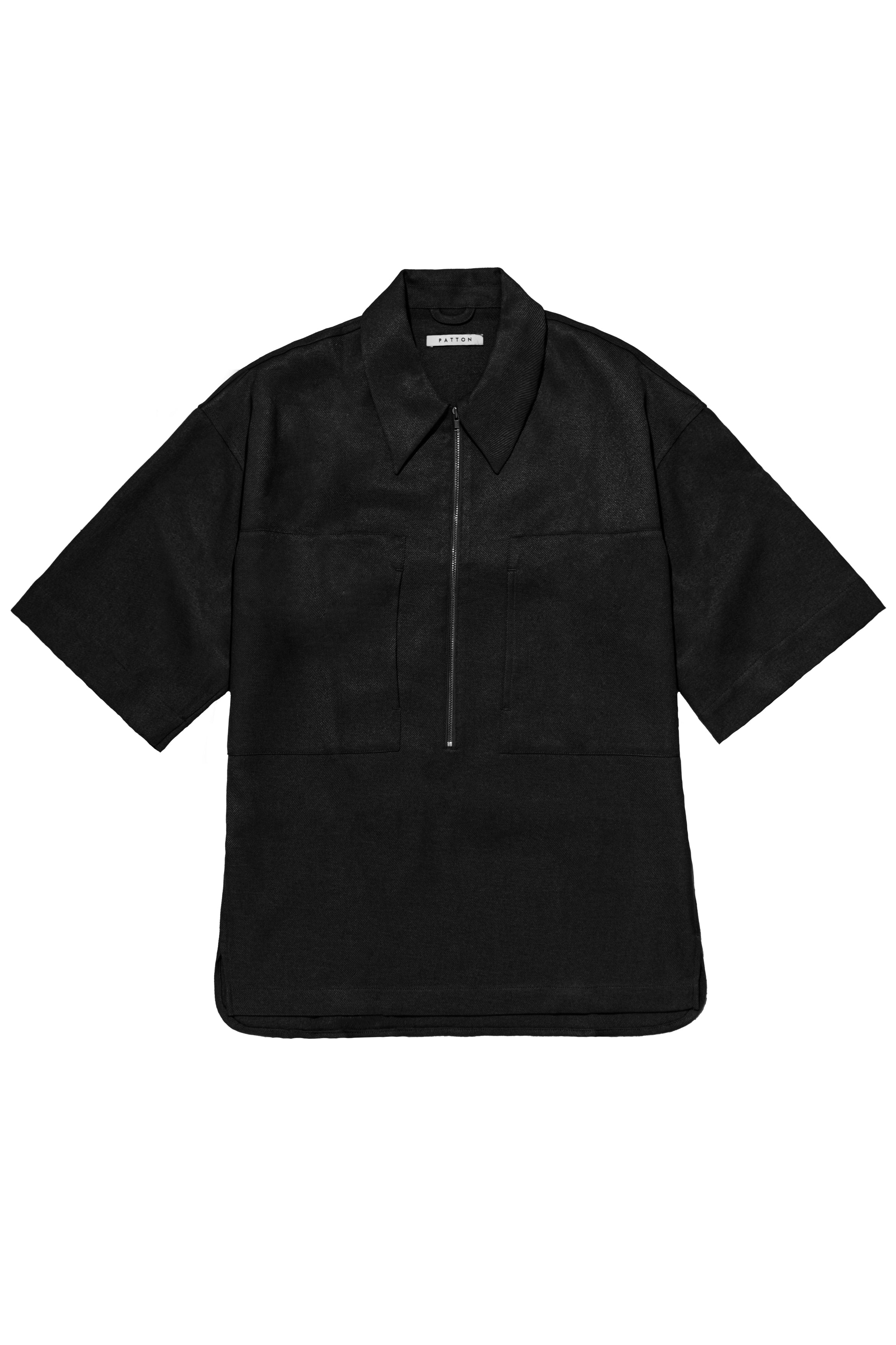 Oversized Short Sleeve Zip Polo – PATTON