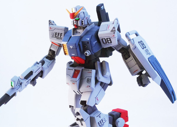 HGUC 1/144 陸戦型ガンダム（シロー・アマダ機）改修・全塗装 製作