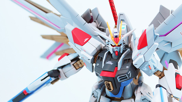 HGCE 1/144 マイティーストライクフリーダムガンダム 改修・全塗装品