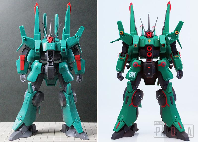 HGUC 1/144 ドーベンウルフ 改修・全塗装製作 完成 SPACE WOLF - ぱとぷら